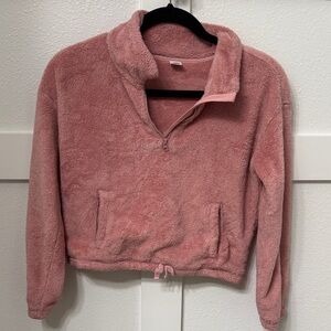 Old Navy Pink Fleece Pullover